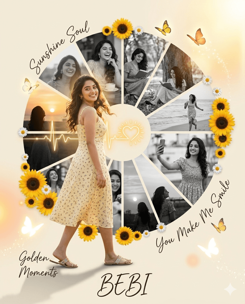 Aesthetic "Sunshine Soul" Personalized Photo Edit instagram post